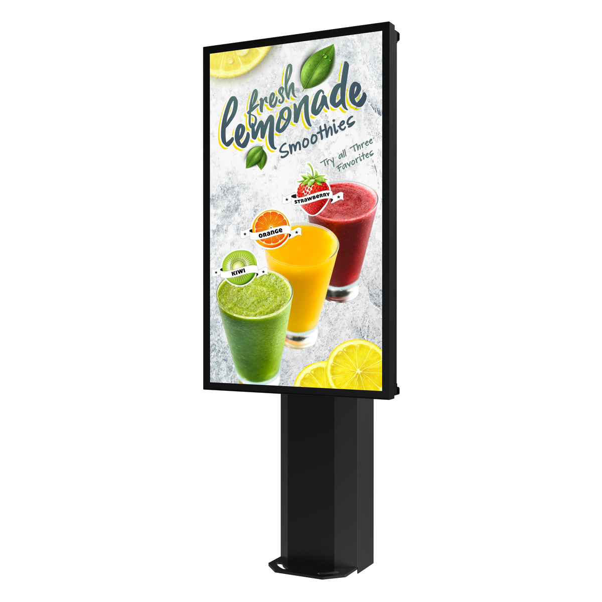 Portrait Digital Menu Board Kiosk