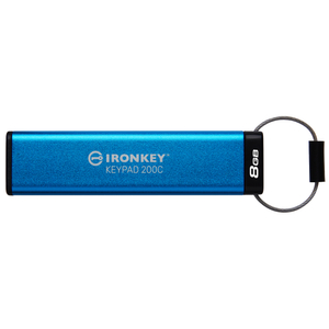 Kingston, FD 8GB Iron Key USB-C 200c FIPS 140-3