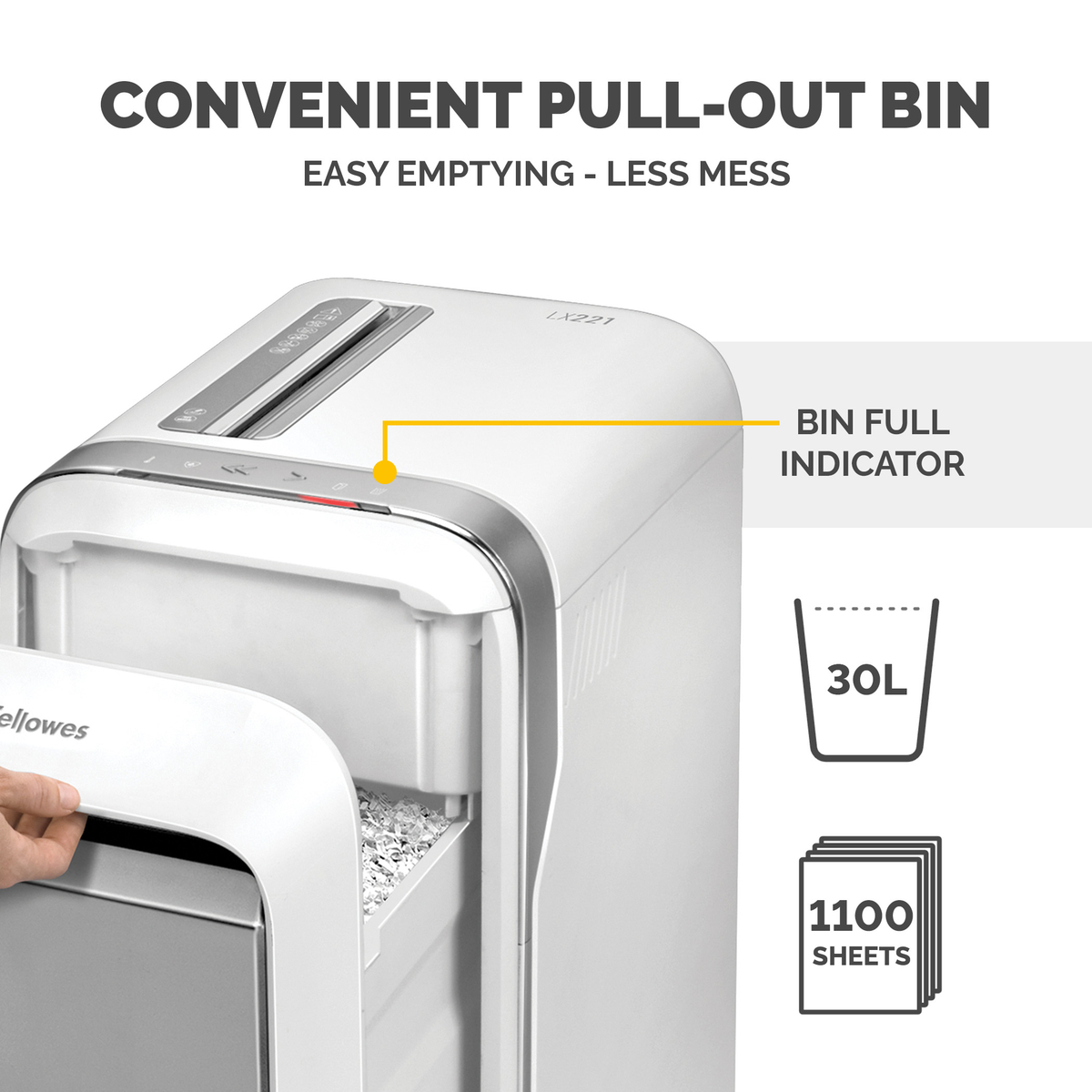 Microshred LX221 White