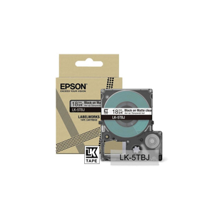 Epson, Matte Clear/Black 18mm LK-5TBJ Epson, Matte Clear/Black 18mm LK-5TBJ