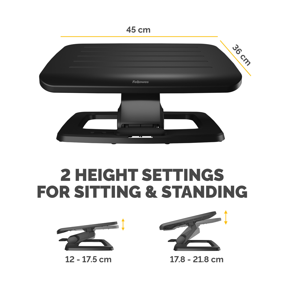 Hana Lt Foot Rest Black