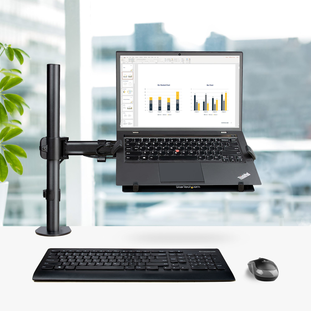 Laptop Desk Mount Mntr& Laptop Arm