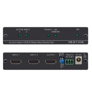 4K 4:4:4 2x1 Auto HDMI Standby Switcher