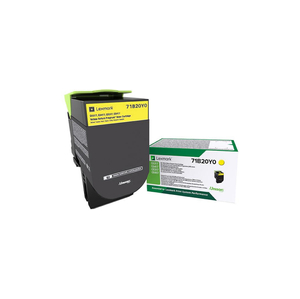 Lexmark, 71B20Y0 Yellow Toner