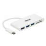 3-PORT USB-C TO USB-A HUB SD/MCC READER