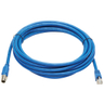 M12 X-Code Cat6a 10G F/UTP Blue 5 m