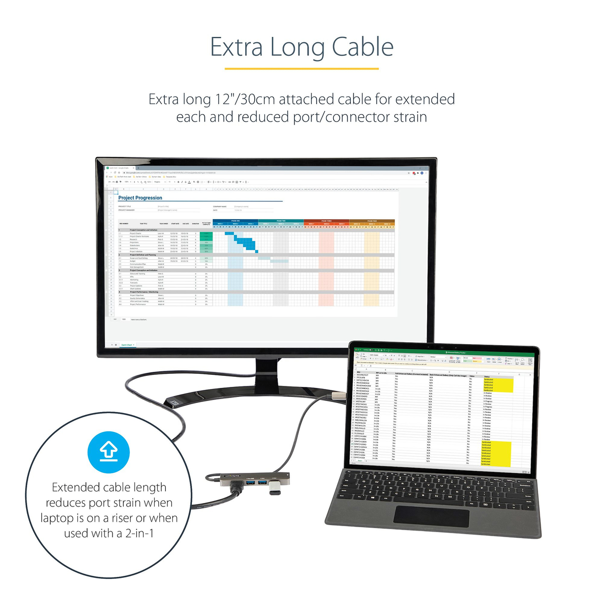 USB C Multiport Adapter 4K 60Hz HDMI/PD