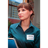 LW Sml Name Badge Labels White Rem 41x89