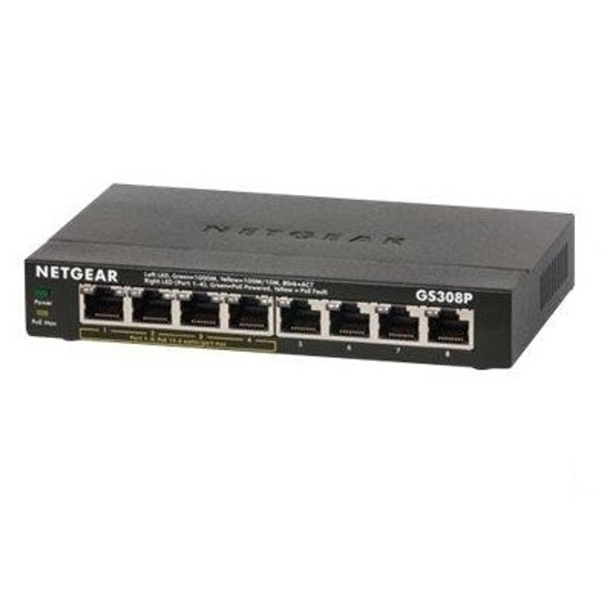 8Pt Unmanaged Poe Switch