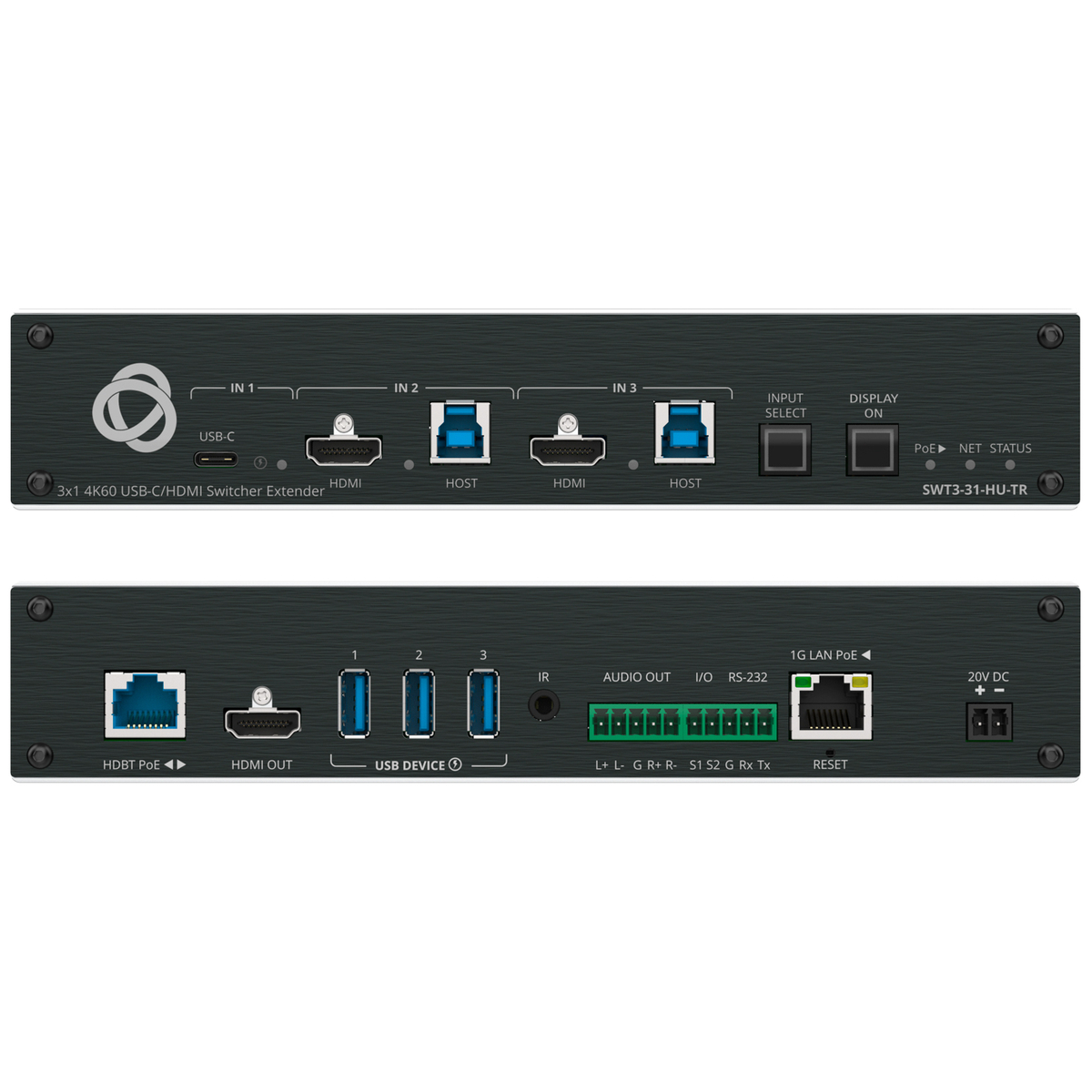 3x1 4K60 USBC/HDMI Switcher Extender