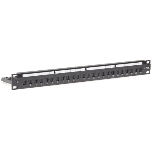4C Cat 6 RJ45 1RU 24 Port Rackmount Pa