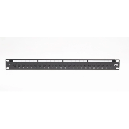4C Cat 6 RJ45 1RU 24 Port Rackmount Pa