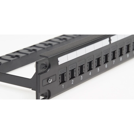 4C Cat 6 RJ45 1RU 24 Port Rackmount Pa