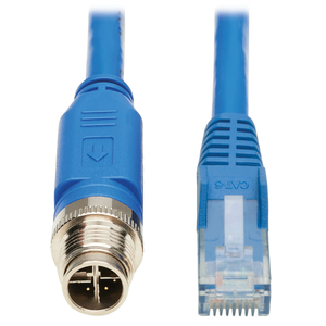 Tripp Lite, CAT6 1G UTP CABLE M12 M / RJ45 M IP68 5M