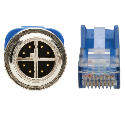CAT6 1G UTP CABLE M12 M / RJ45 M IP68 2M