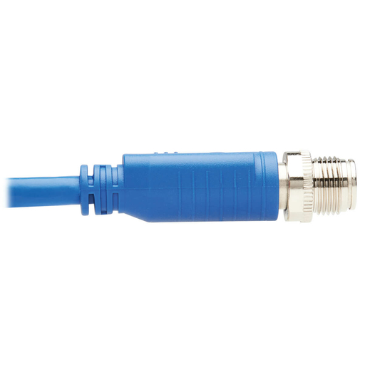 CAT6 1G UTP CABLE M12 M / RJ45 M IP68 2M
