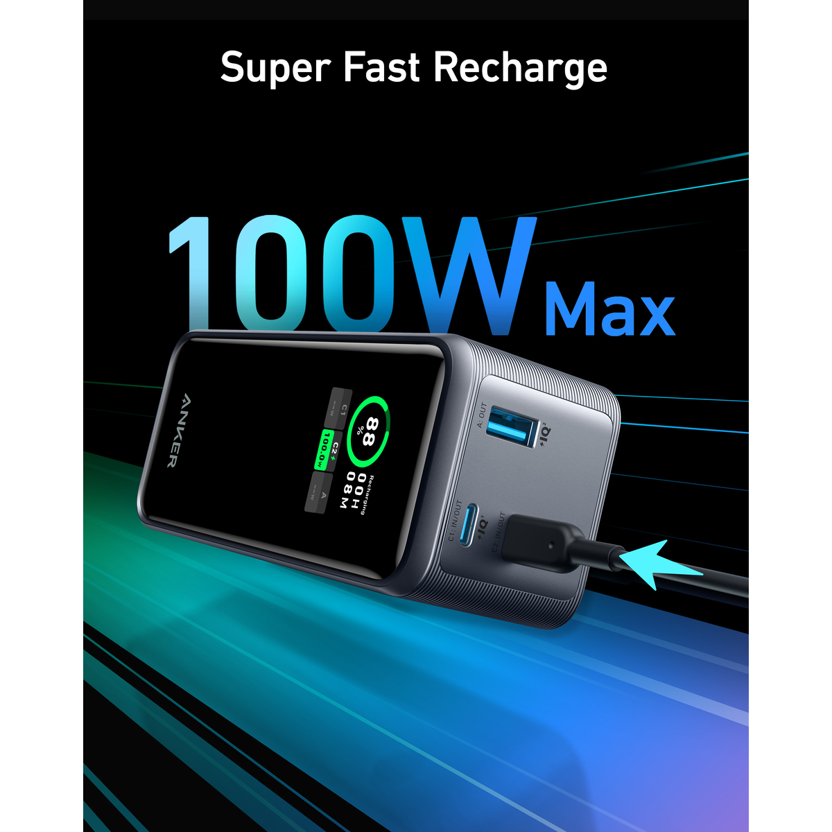 Anker Power Bank 200W B2C - Black