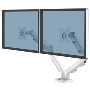 Fellowes, Eppa Dual Monitor Arm - White