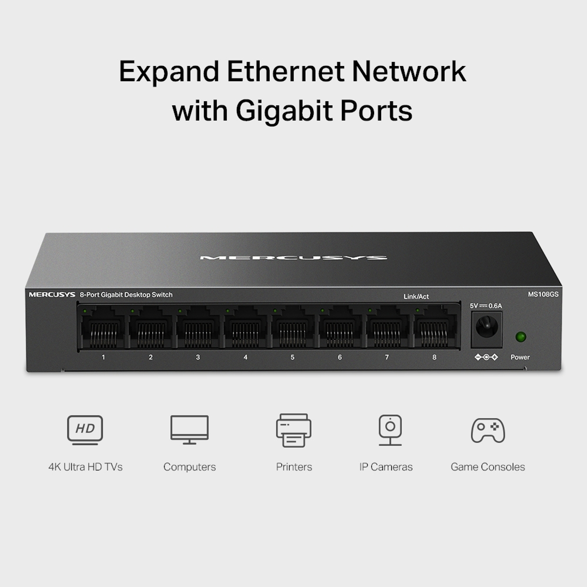 8-Port Gigabit Desktop Switch