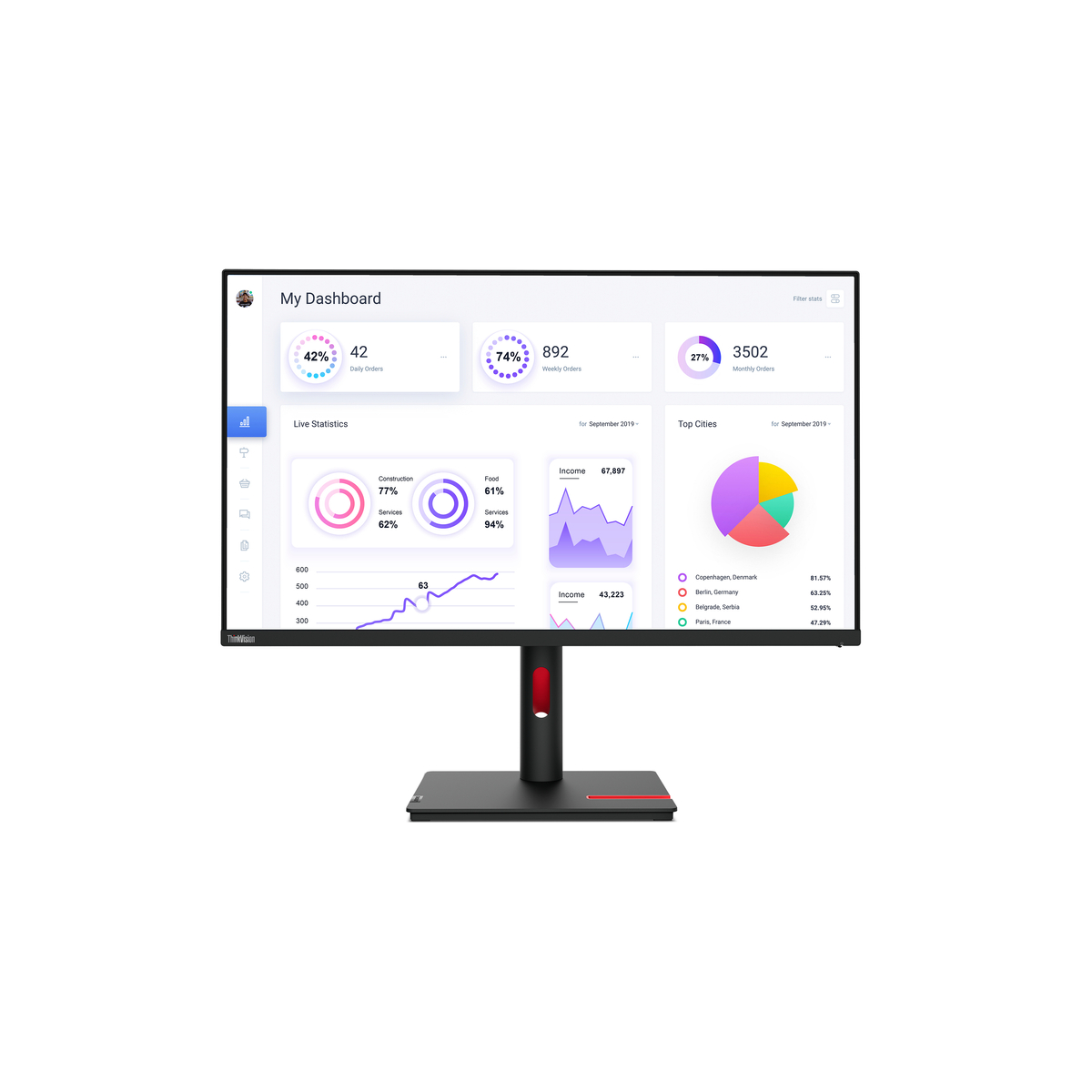 ThinkVision T32p-30 31.5 inch Monitor