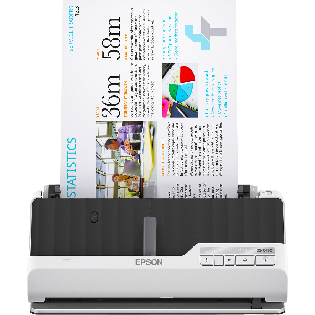 DS-C490 A4 Compact Desktop Scanner