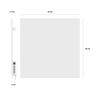Smart Infrared Panel Heater 350w -Metal