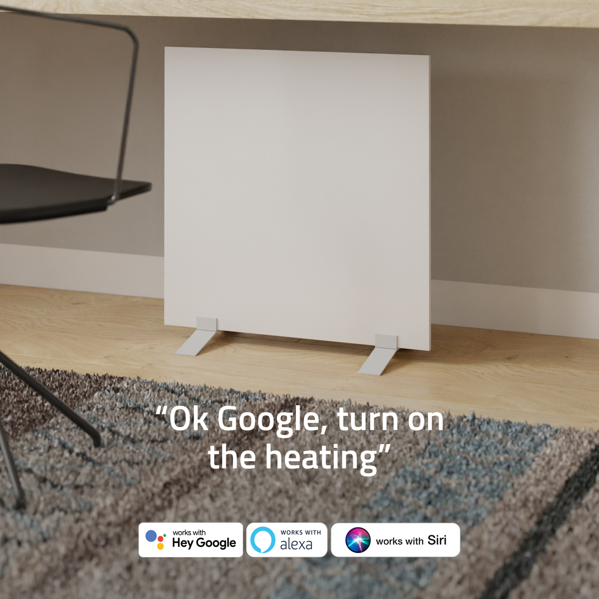 Smart Infrared Panel Heater 350w -Metal