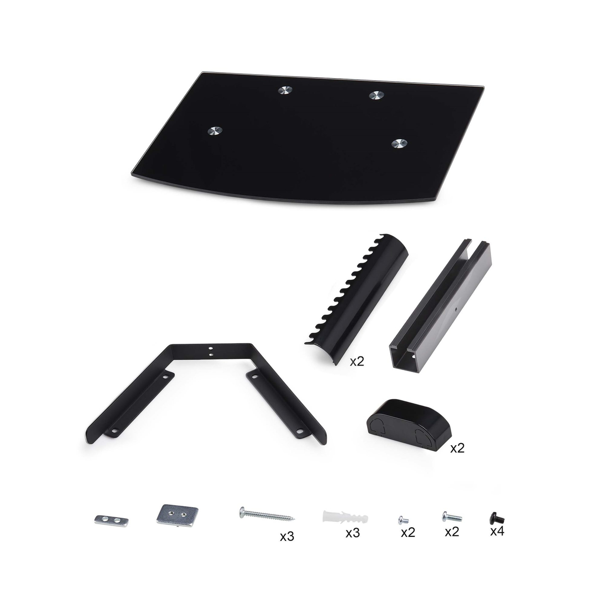 Floating Wall-Mounted AV Shelf