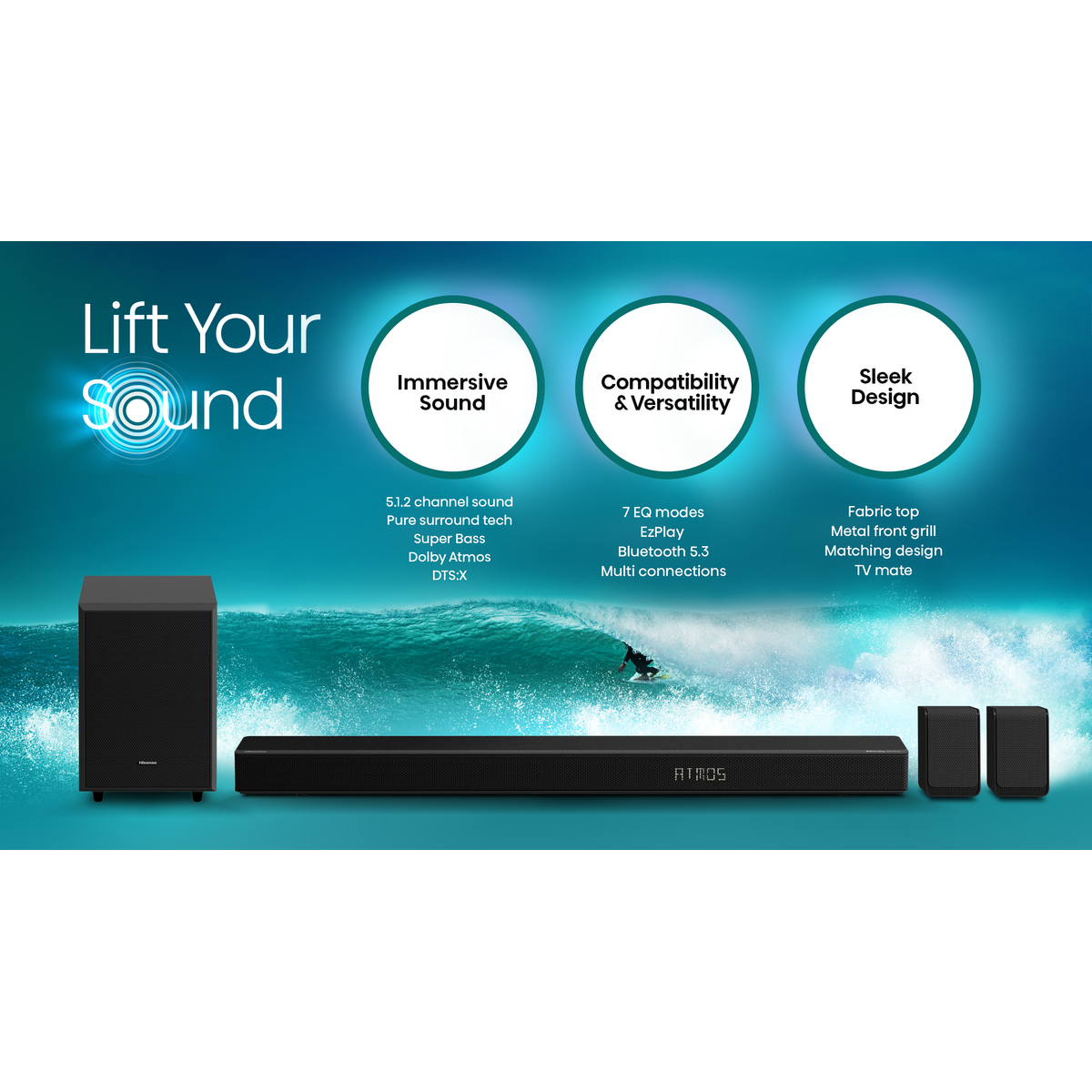 Hisense SOUNDBAR SYSTEM AX5125H
