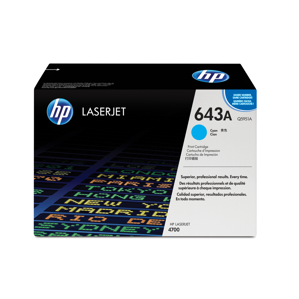 Hp Clj 4700 Cyan Toner 10K