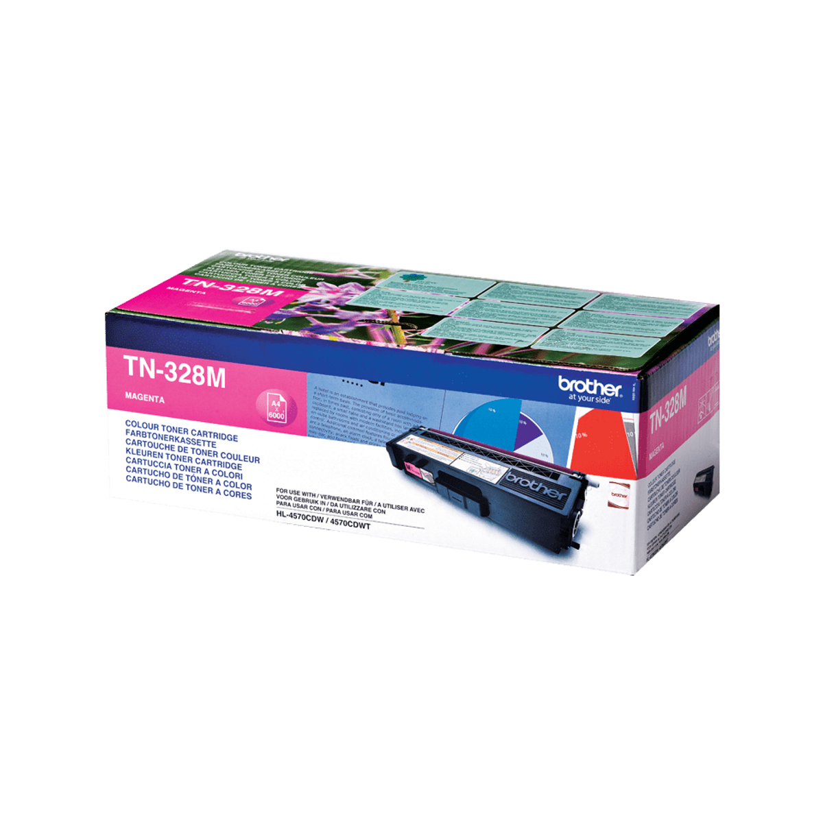 TN328M Magenta 6k Pages Toner