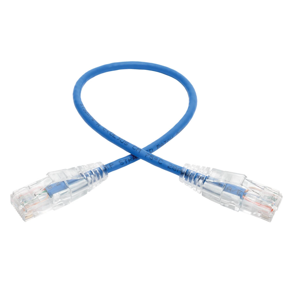 Cat6 Gigabit Snagless SlimCable Blue