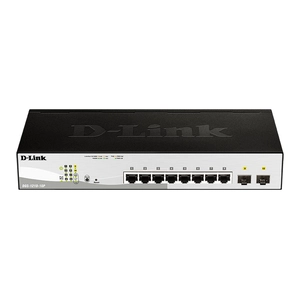 D-Link, 8-Port PoE + 2-Port 1 Gbps SFP P Switch