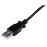 1m Micro USB Cable - A-Up Angle Micro B