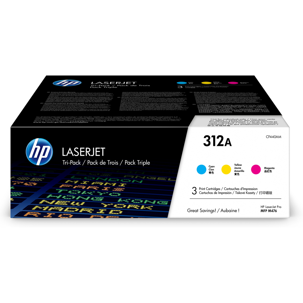 CF440AM MultiPack 3x 2.7K Pages Toner