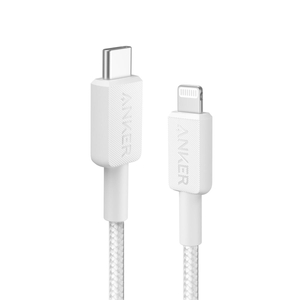 322USB-CLightningCable 6ft Braided White