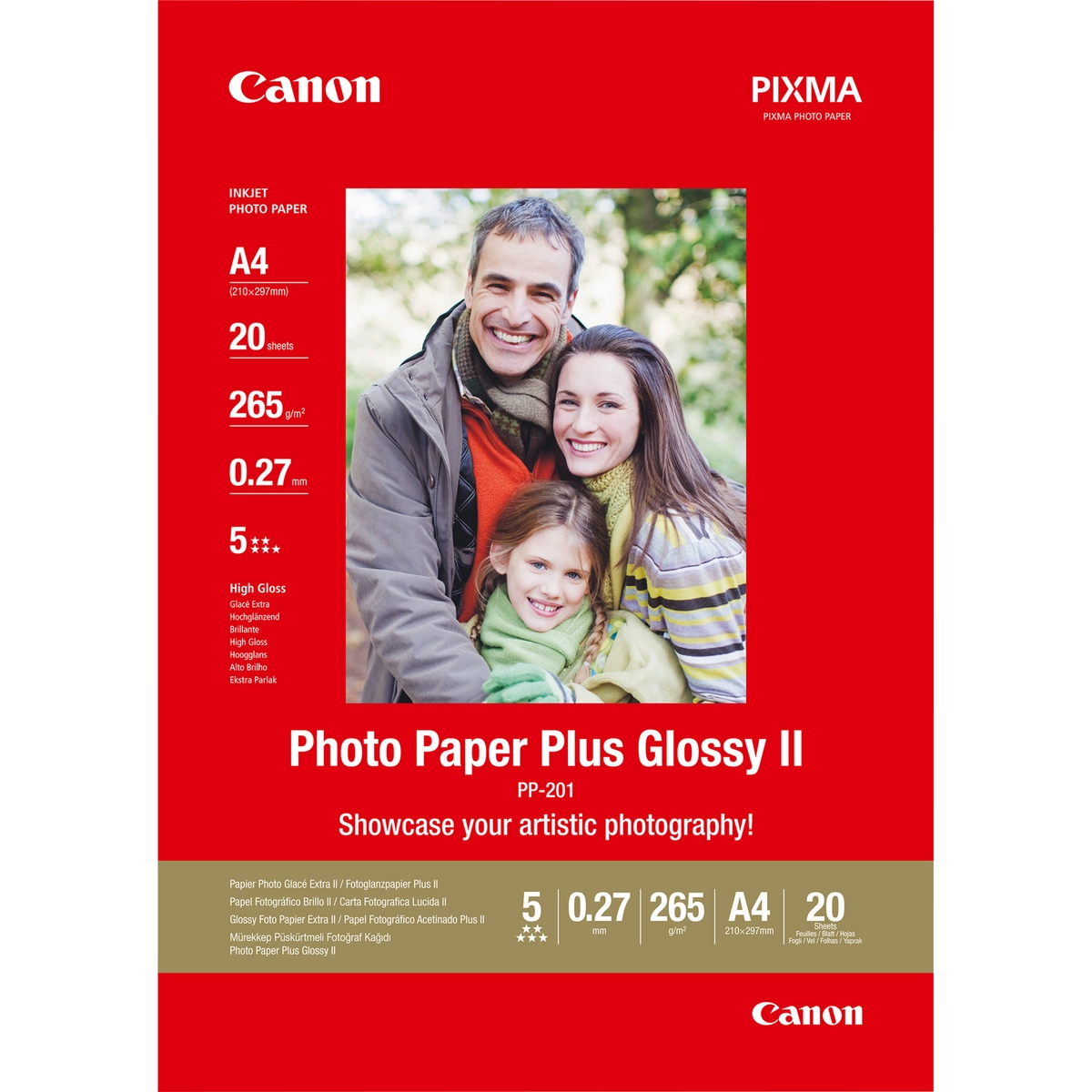 Pp201 Photo Paper (A4 20 Sheets)