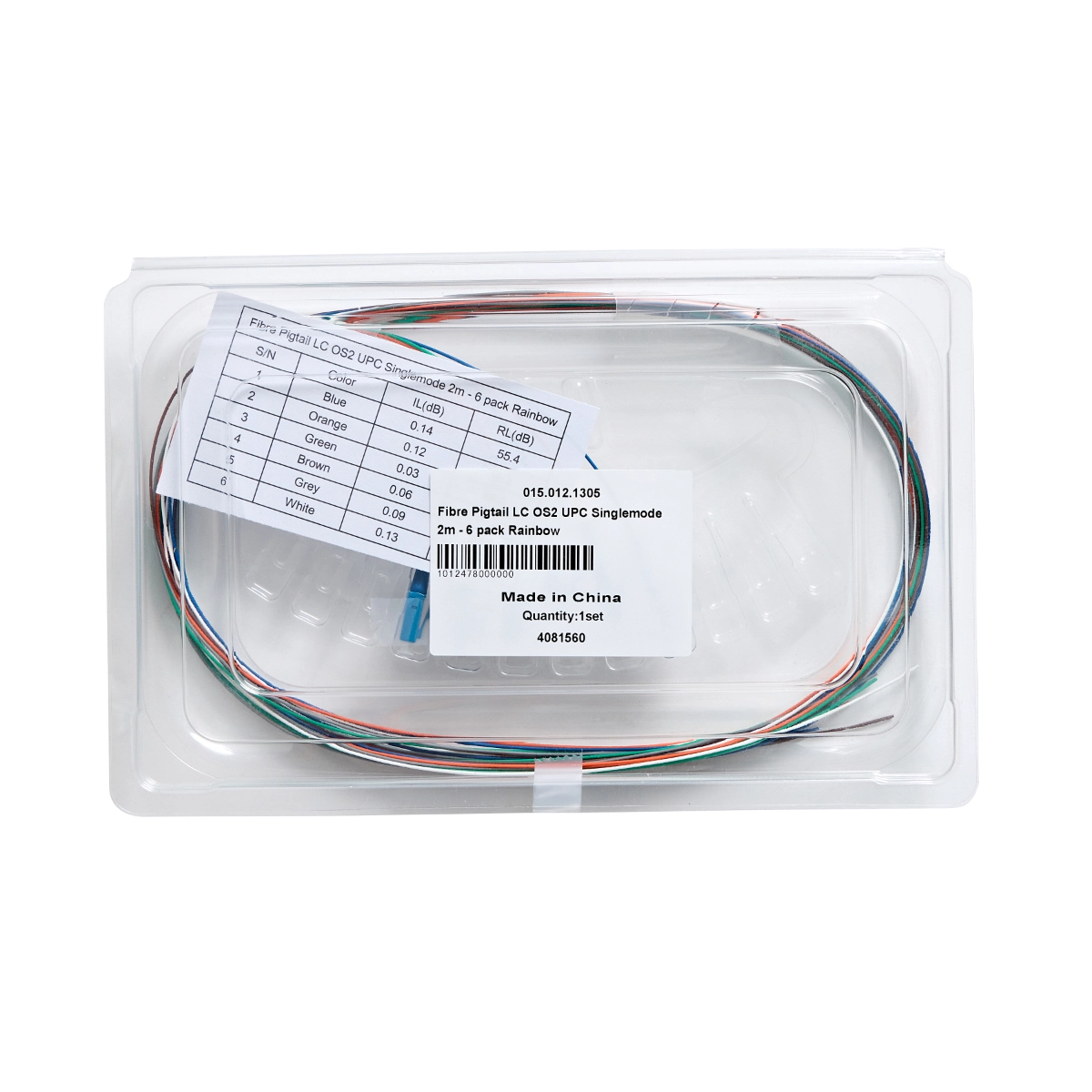 Fibre Pigtail LC OS1 OS2 UPC Singlemode