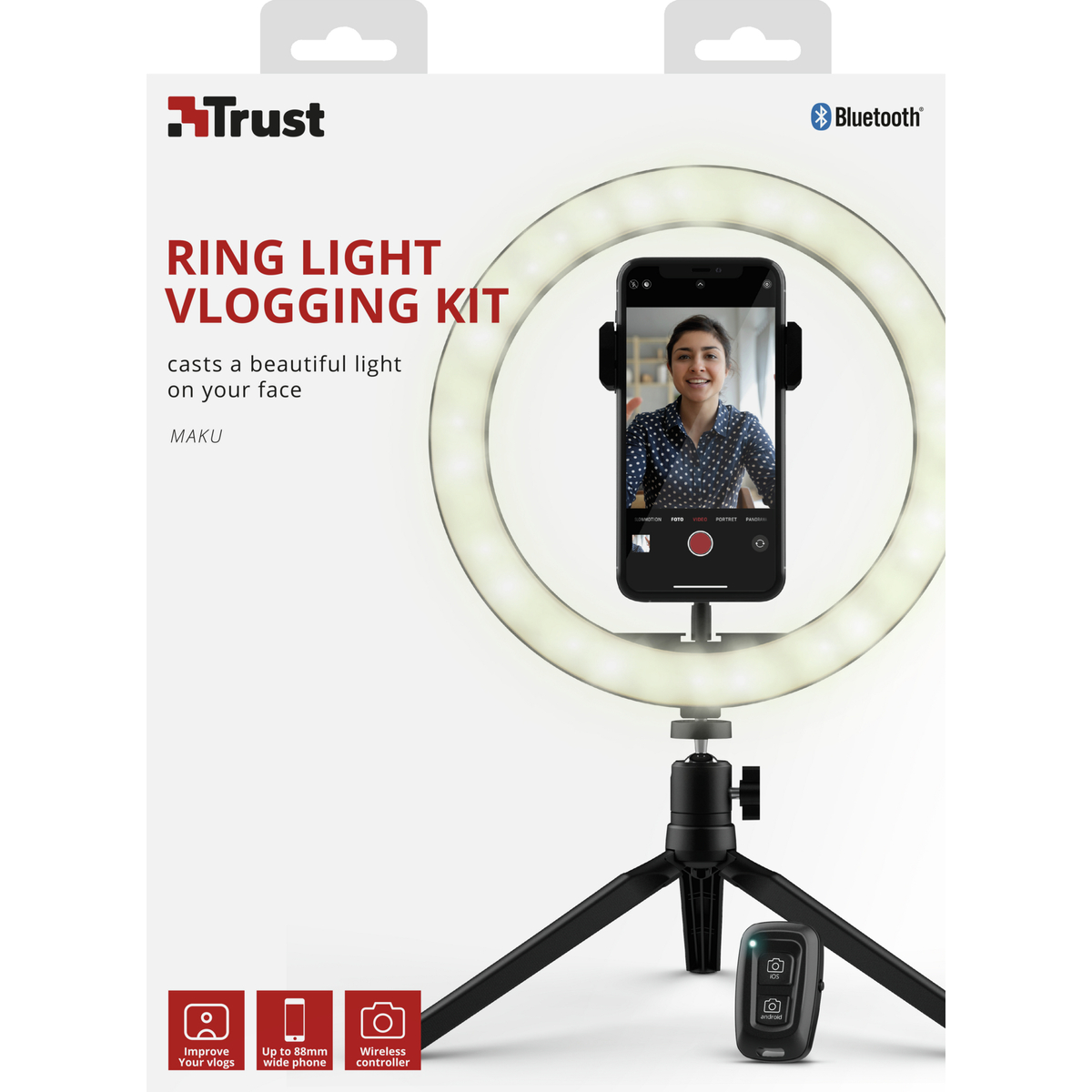 Maku Ring Light Vlogging Kit