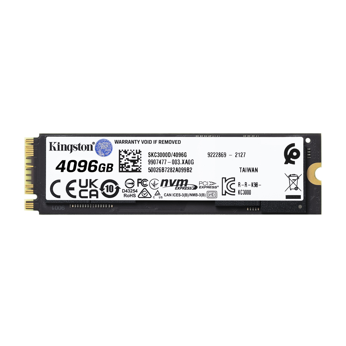 SSD Int 4096G KC3000 PCIe 4.0 M.2