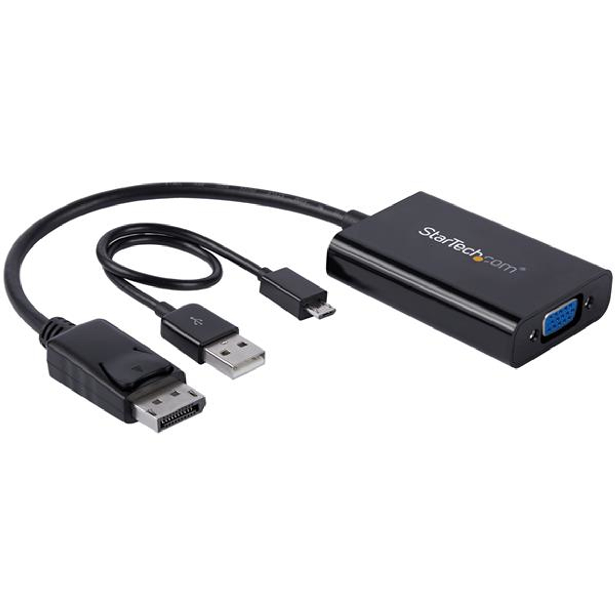 DisplayPort to VGA adapter with audio