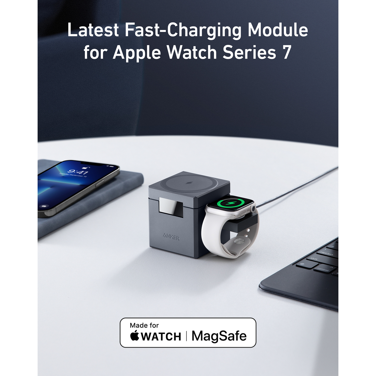 3-in-1 Cube With MagSafe- Europe Gray