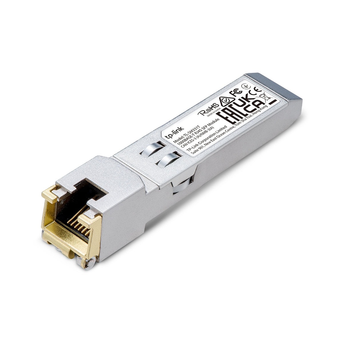 1000BASE-T RJ45 SFP Module