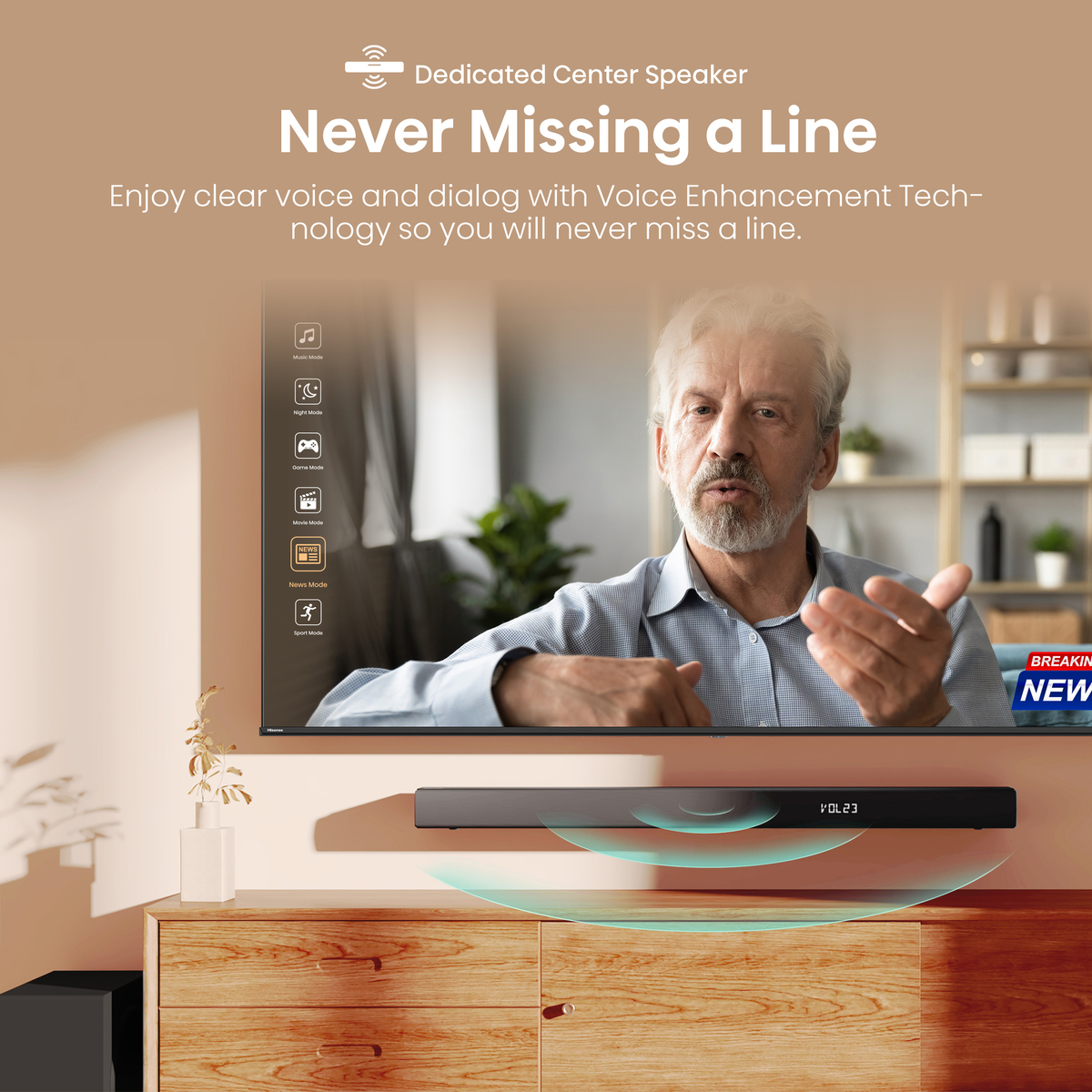 HS3100 3.1 Channel Soundbar