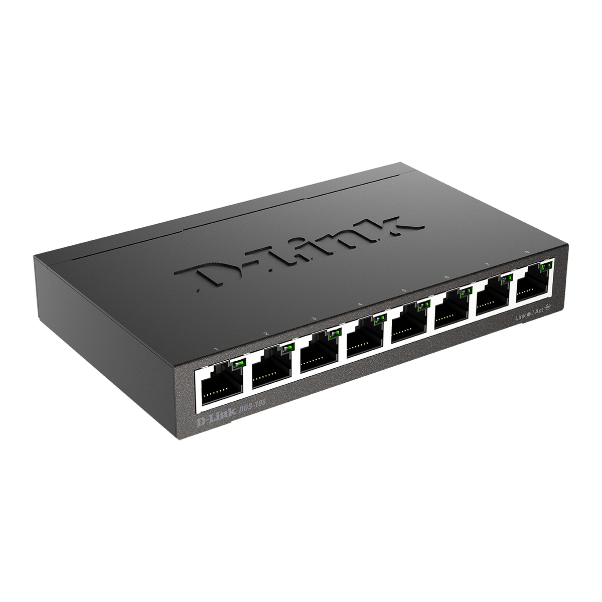 8-Port 1Gb Metal Housing Desktop Switch