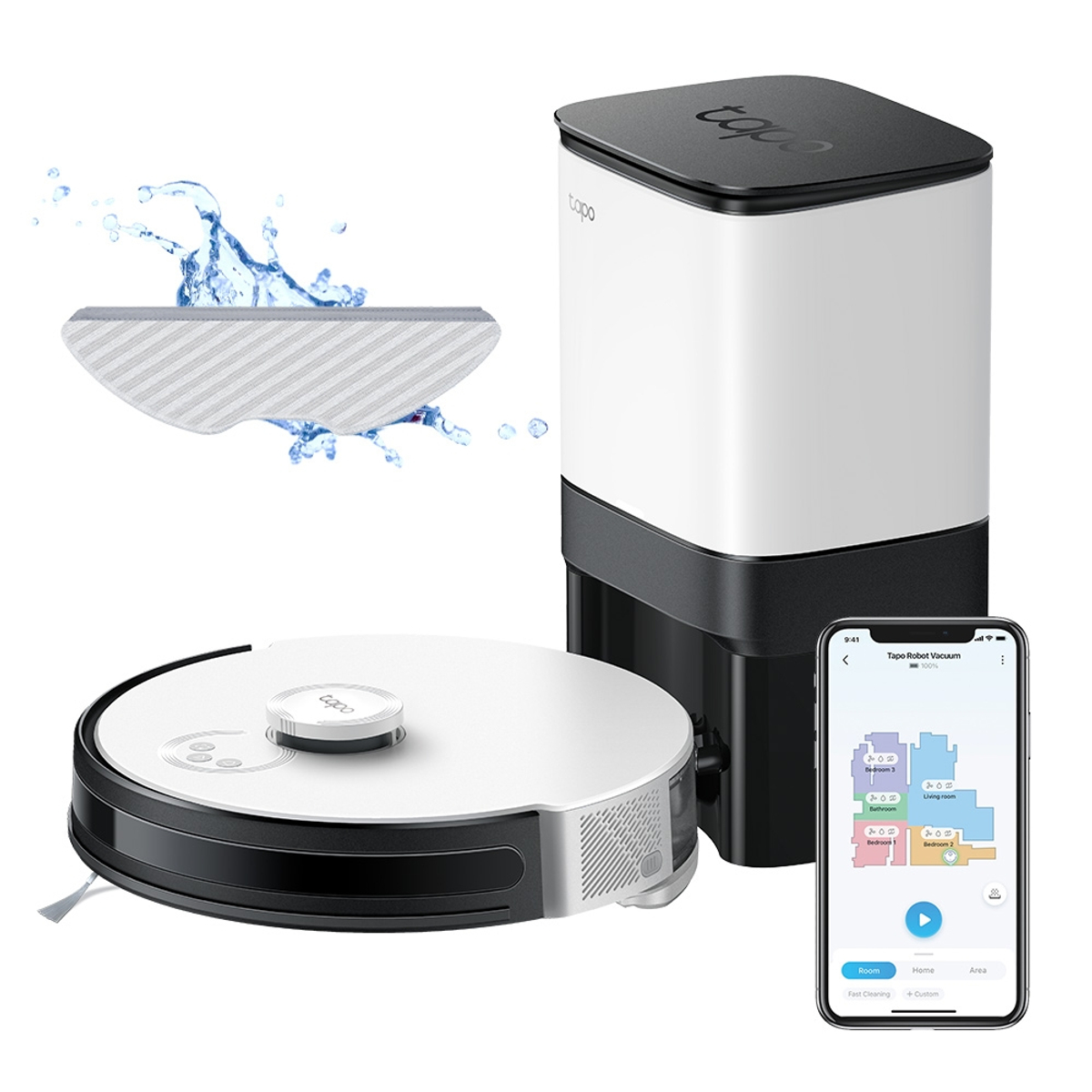 Robot Vacuum Cleaner & Auto-Empty Dock