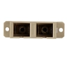 SC OM1 Multimode Through Coupler DUPLEX