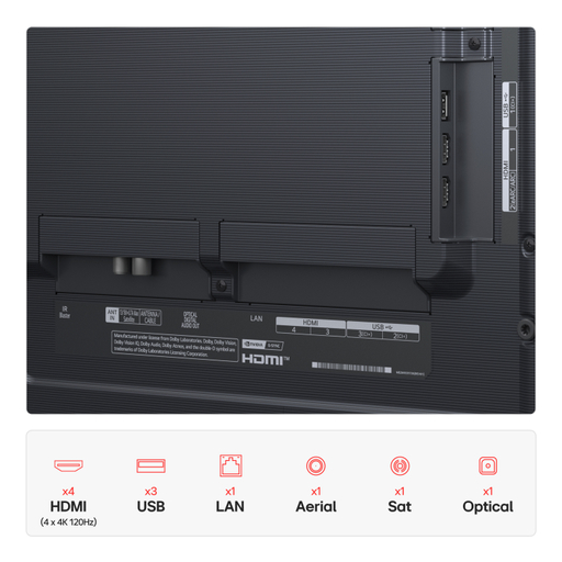 LG G54 55 inch OLED with Wall Mount
