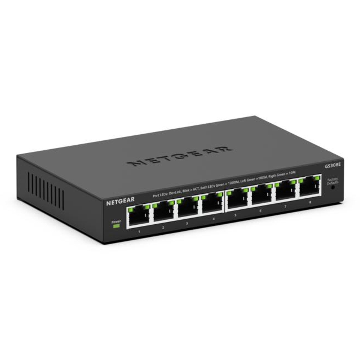 8PT Gigabit Plus Switch (GS308E)