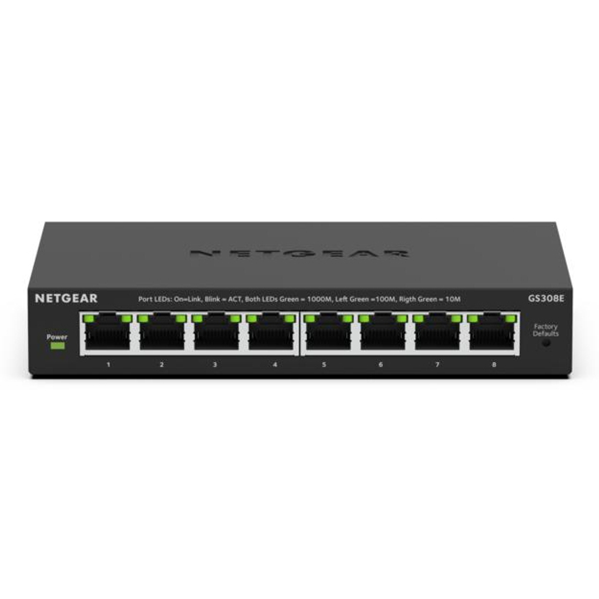 8PT Gigabit Plus Switch (GS308E)